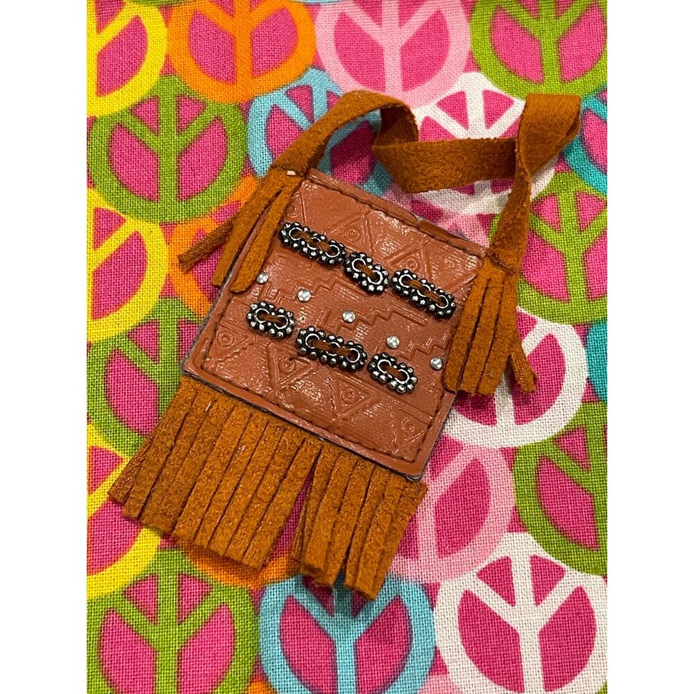 Bratz Doll Clothes Strut It Yasmin Handbag Purse Beaded Faux Leather